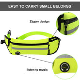Pet Waist Bag Sports Traction Rope Reflective Waterproof Maroon Asteria