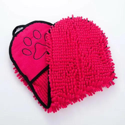 Quick-Drying Cat Bath Towel For Pets Towel Dog Towels Maroon Asteria