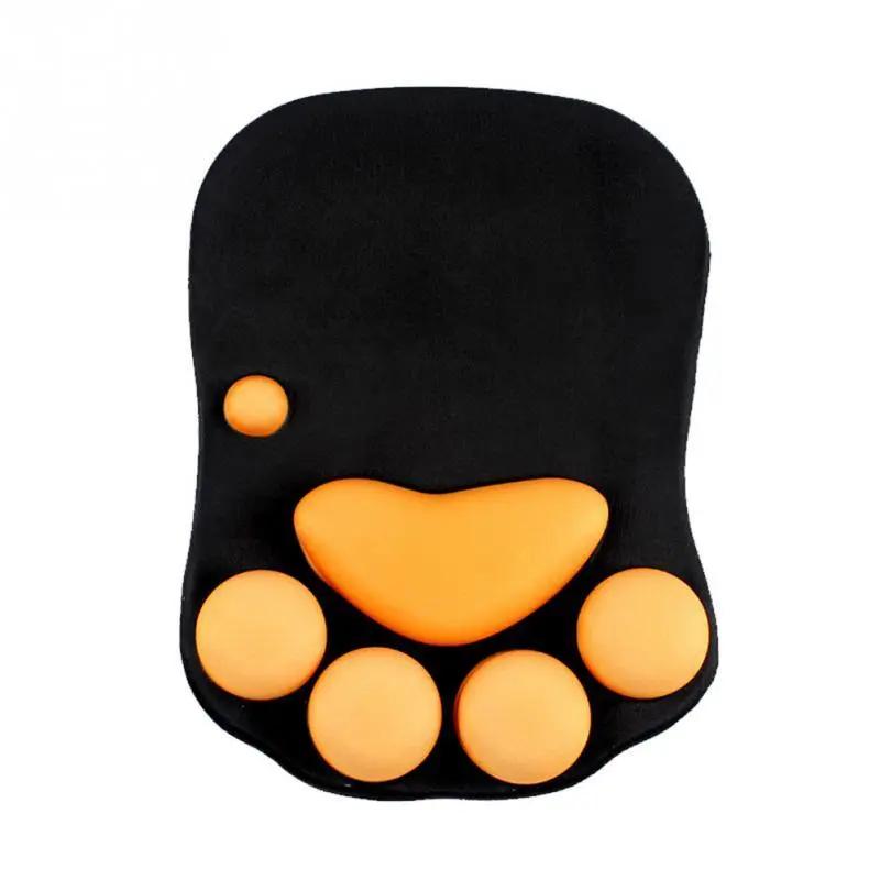 Comfortable Office Desk Cat Paw Wrist Support Mouse Pad Maroon Asteria