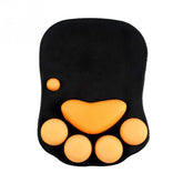 Comfortable Office Desk Cat Paw Wrist Support Mouse Pad Maroon Asteria