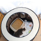 Portable Pet House Oxford Cloth Crate Room Playing Maroon Asteria