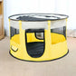 Portable Pet House Oxford Cloth Crate Room Playing Maroon Asteria