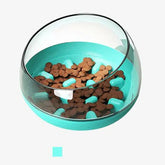 Space Capsule Dog Bowl Slow Food Bowl Tumbler Cat Bowl Maroon Asteria