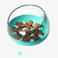 Space Capsule Dog Bowl Slow Food Bowl Tumbler Cat Bowl Maroon Asteria