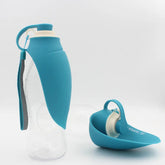 Portable Pet Water Dispenser Feeder Leak Proof Maroon Asteria
