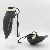 Portable Pet Water Dispenser Feeder Leak Proof Maroon Asteria