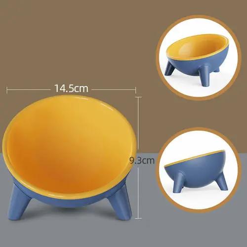 Cat Dog Bowl With Stand Pet Feeding Food Bowls Maroon Asteria