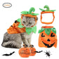 Halloween Pet Cats Costume Props Creative Pumpkin Maroon Asteria