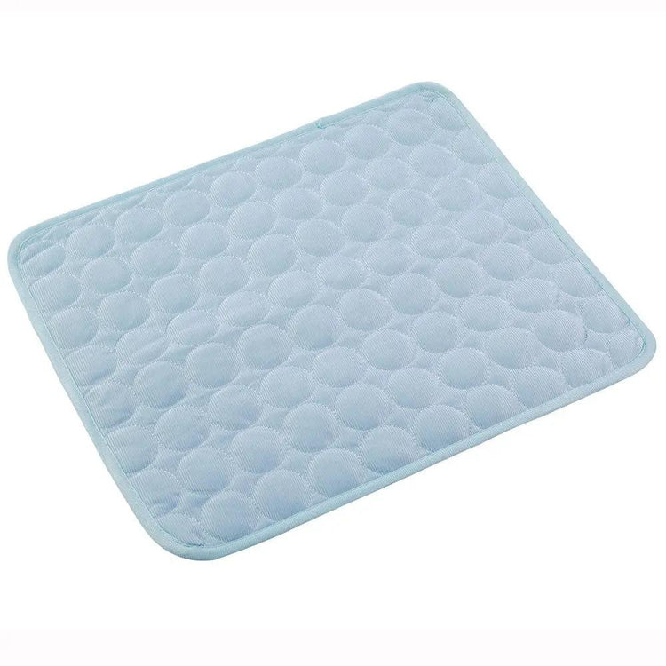 Pet Summer Portable Ice Silk Cooling Pad Maroon Asteria