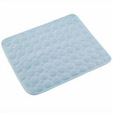 Pet Summer Portable Ice Silk Cooling Pad Maroon Asteria