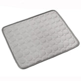 Pet Summer Portable Ice Silk Cooling Pad Maroon Asteria