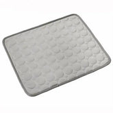Pet Summer Portable Ice Silk Cooling Pad Maroon Asteria