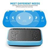 Vibration Plate Exercise Machine, Whole Body Fitness Platform For Lymphatic Drainage, Vibrating Shaker Board With 120 Speed Levels, Weight Loss And Fat Burner Workout Equipment For Women And Menwhite Aurum Store