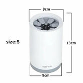 Portable Pet Paw Cleaner Cup Soft Silicone Comb Maroon Asteria