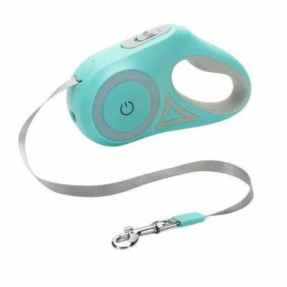 Automatic Retractable Lighting Dog Leash Yellow Pandora