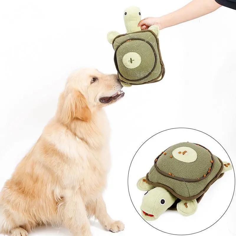 High Quality Pet Dog Tortoise Plush Toy Maroon Asteria