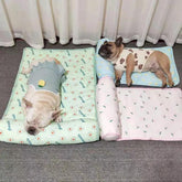 Cool Dog Mat Summer Pet Blanket Cooling Breathable Cat Bed Maroon Asteria