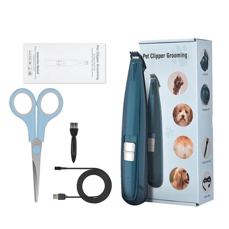 Professional Pet Dog Hair Trimmer Animal Grooming Clippers Cutter Maroon Asteria