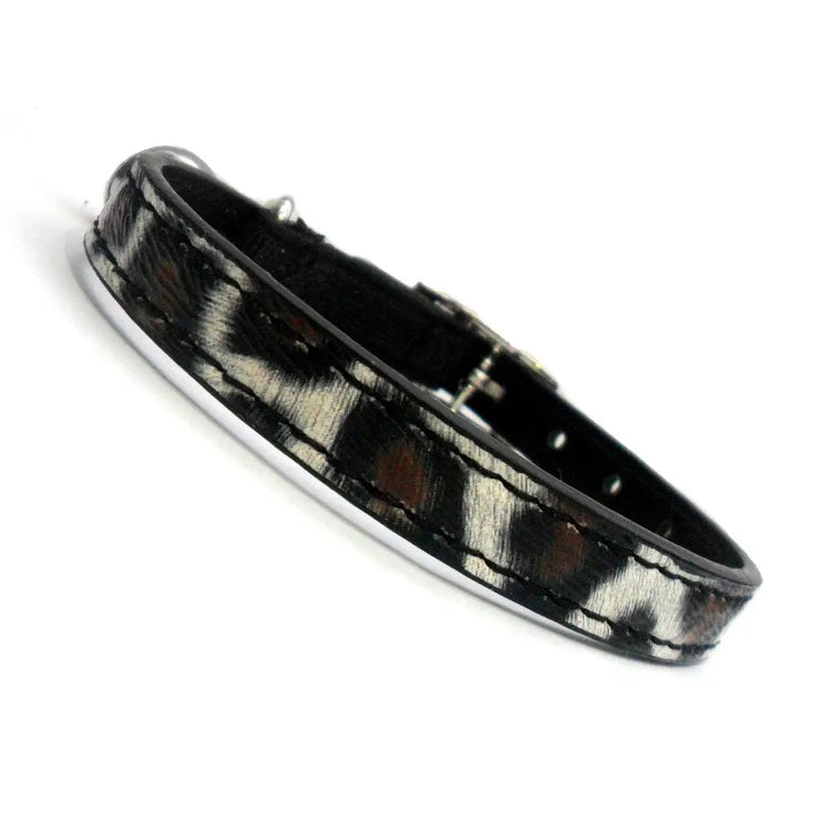 Leopard Print Cat Collar Salmon Oscar