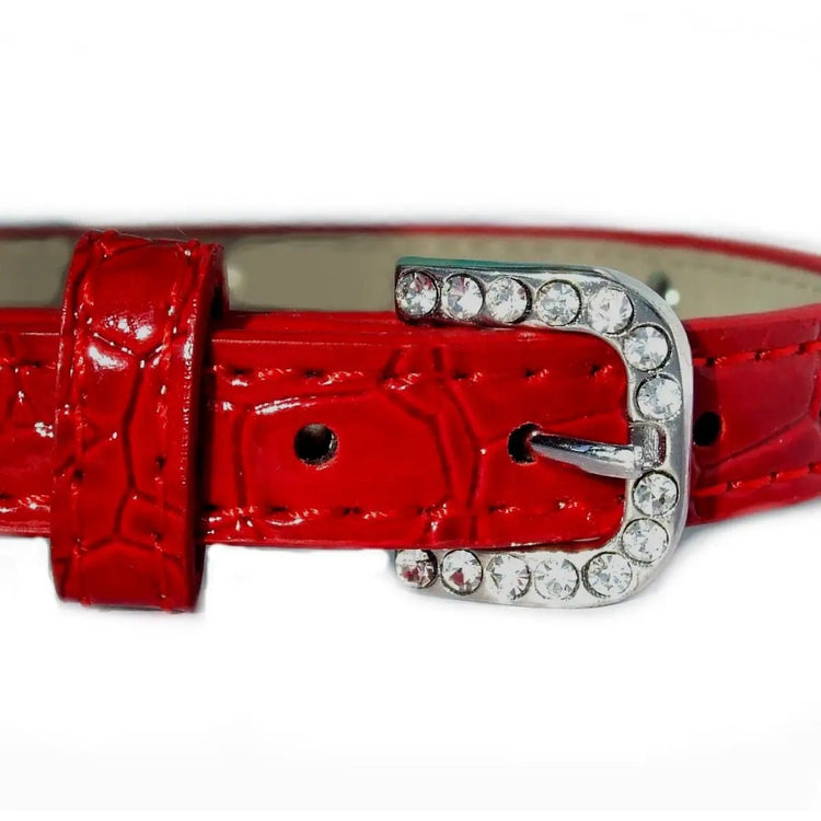 Love Hearts Croc Collar Salmon Oscar