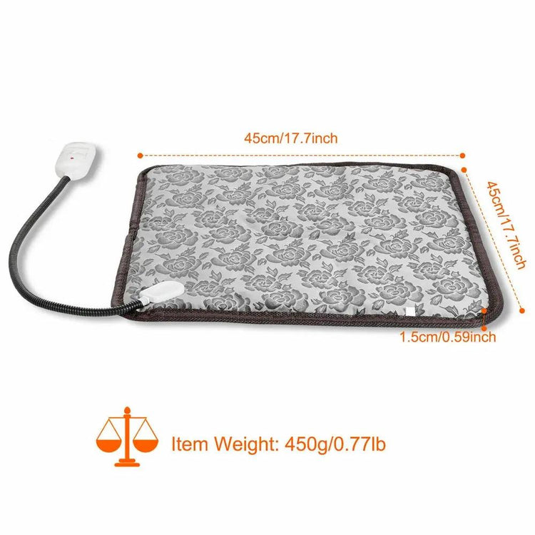 Thermal Heating Waterproof Bed Pad for Pets with Adjustable Yellow Pandora
