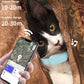 Waterproof Pet GPS Tracker - Dog & Cat Locator, with Adjustable Collar Anti Lost Dogs Real-time Tracking Device for iOS