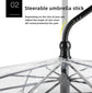 New Transparent Pet Umbrella Well Made Detachable Adjustable Rainy Day Outdoor Dog Walking Leash for Small Dogs Pet Supplies