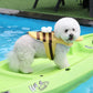 Summer Dog Life Jacket with Floating Front Wing Adjustable Pet Swimming Safety Vest High Buoyancy Dog Coat for Small Medium
