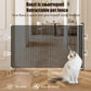 Pet Dog Gate Network Fence Stairs Folding Breathable Mesh Enclosure Dog Fence Safety Barrier Pet Thanksgiving Day Gift