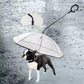 New Transparent Pet Umbrella Well Made Detachable Adjustable Rainy Day Outdoor Dog Walking Leash for Small Dogs Pet Supplies