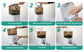 Automatic Cat Feeder, Timed Cat Feeder with APP Control, Dog Food Dispenser with Lock Lid, 30S Voice Recorder, 4L Pet Feeder
