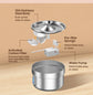 ROJECO Stainless Steel Pet Drinking Fountain Auto Cat Water Fountain Smart Pet Water Dispenser with Pump for Dog Cat Drink Bowl