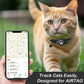 Waterproof Reflective GPS Tracker Collar for Cats Anti-Lost Pet Location Finder Accessories for Kittens