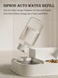 2 In 1 Stainless Steel Automatic Pet Feeder And Water Dispenser Double Bowl Anti Leakage Food Water Bowl For Cats And Dogs