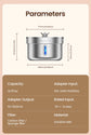 ROJECO Stainless Steel Pet Drinking Fountain Auto Cat Water Fountain Smart Pet Water Dispenser with Pump for Dog Cat Drink Bowl