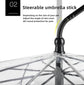 2023 New Pet Umbrella Leash Rainproof Snowproof Dog Umbrella Leash for Small Dogs Steerable Adjustable Doggy Outdoor Umbrella