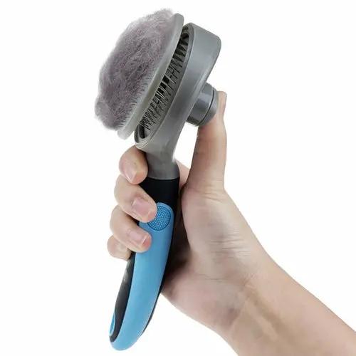 Pet Combs Automatically Remove Hair And Comb Dogs Maroon Asteria