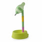 Automatic Pet Water Dispenser Stand Feeder Bowl Adjusting Height Maroon Asteria