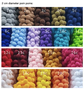 Saveplace® Round Pet Bed - Various Pom Poms, 2 Sizes Grey Chaos