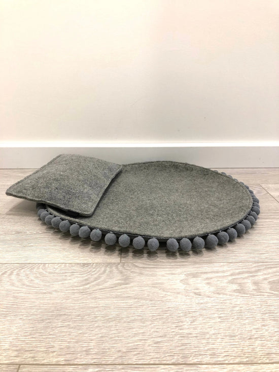 Saveplace® grey cat pillow (2 sizes) Grey Chaos