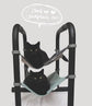 WARM MIST Saveplace® chair/table hammock with waterfalls Grey Chaos