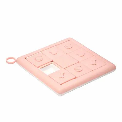 Pet Slow Food Bowl Treasure Hunt Training Toys Maroon Asteria
