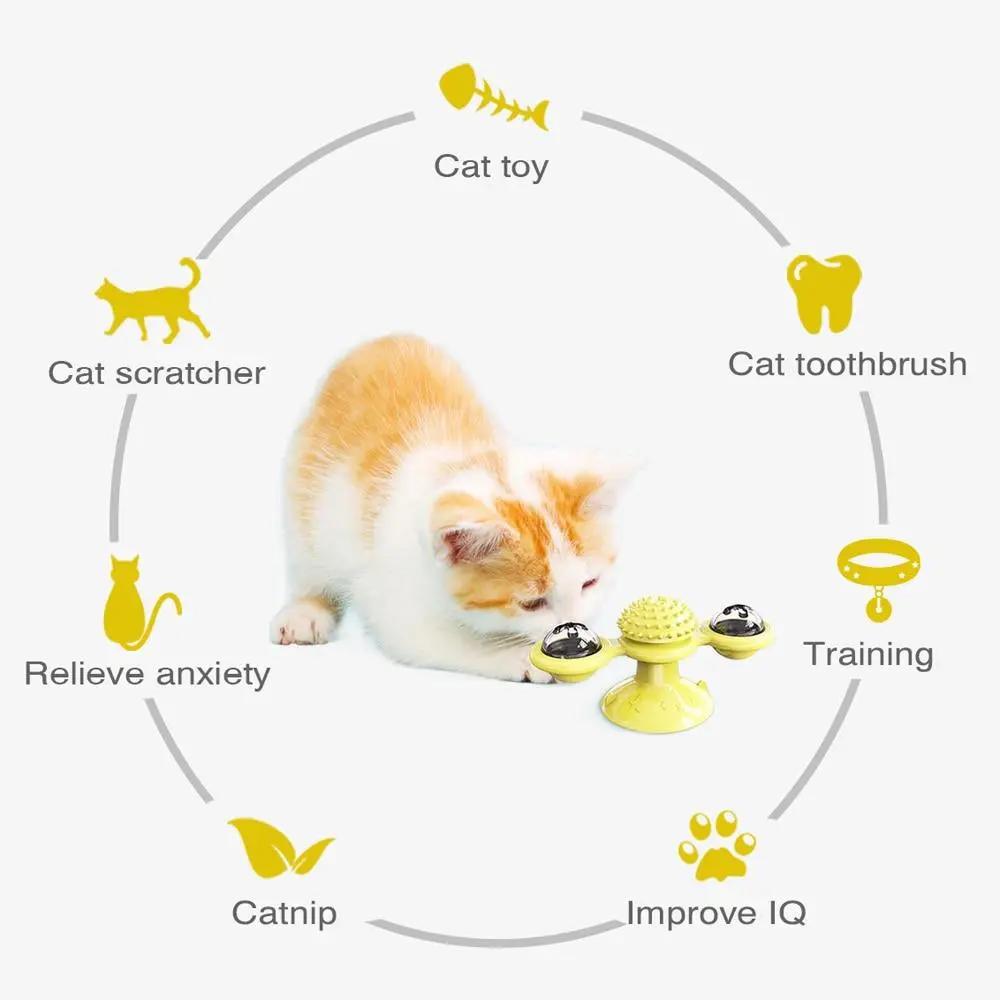 Cats Whirling LED Balls Yellow Pandora